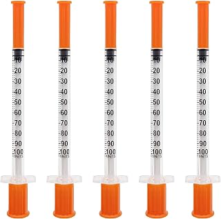 U-100 1mL/cc 31G 5/16 inch (8mm) Individual Pack of 100