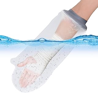 Waterproof Arm Cast Cover for Shower Hand Wound Protector Bath Adult Watertight Cast Bag Showering for Surgery Bandage Broken Hand,Wrist,Finger, Elbow Reusable Durable (B-Short Arm)