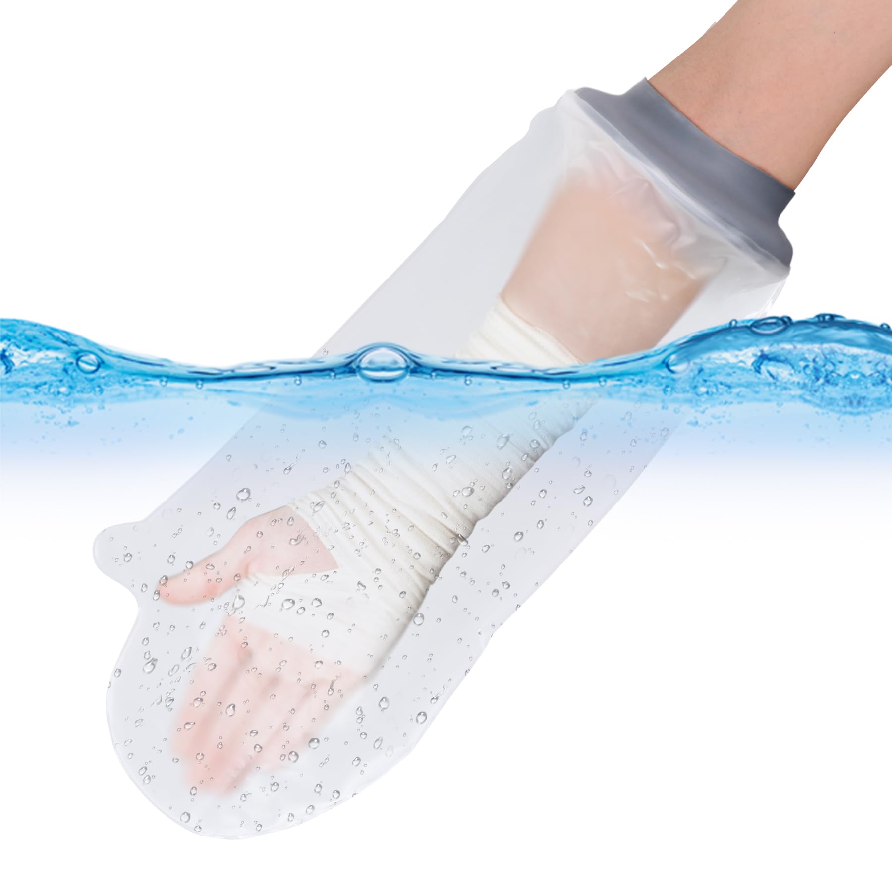 Waterproof Arm Cast Cover for Shower Hand Wound Protector Bath Adult Watertight 