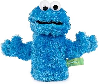 GUND Sesame Street Cookie Monster 11-Inch Plush Hand Puppet for Ages 1+ | Soft Tactile Sensory Details Promote Pretend Play and Emotional Expression during Early Learning; Thoughtful Toddler Gift