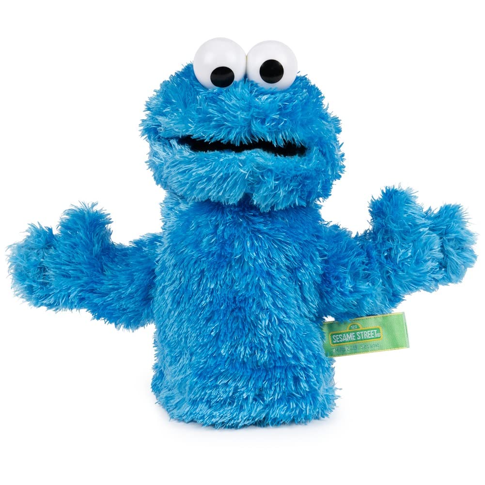 GUND Sesame Street Cookie Monster 11-Inch Plush Hand Puppet for Ages 1+ | Soft T