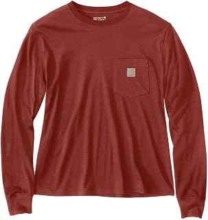 Carhartt Women's Tencel Fiber Series Loose Fit Long-Sleeve Pocket T-Shirt