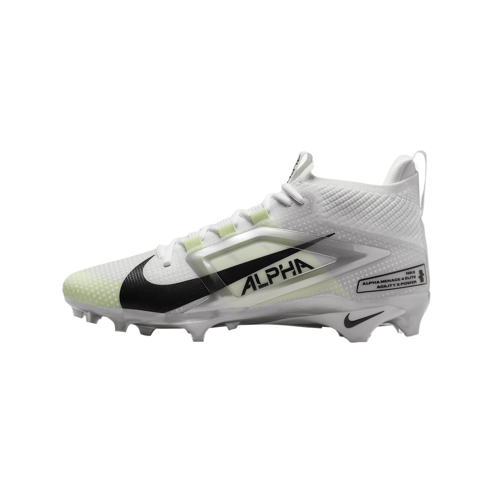 Nike Alpha Menace 4 Elite Football Cleats (FD7036-600, University Red/Team Red/B