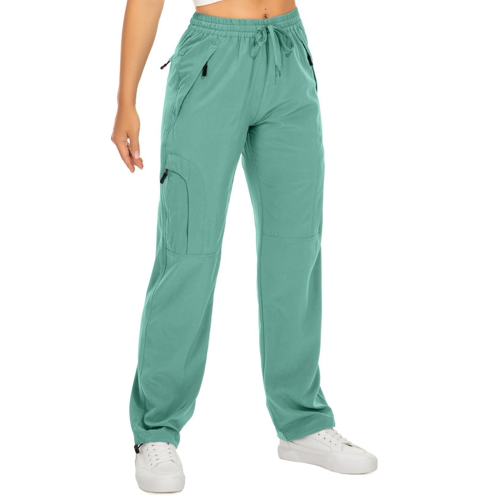 Toomett Women‘s Hiking Cargo Pants UPF 50 Quick Dry with Zipper Pockets