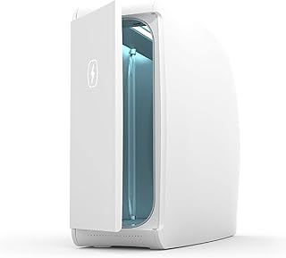 PhoneSoap XL (HomeSoap) Large 360° UV Sanitizer & Charger, Tablets, White | 27X Capacity, Fits Tablets, Remotes, Controllers & Toys, USB-A + USB-C Charging, Clinically Tested