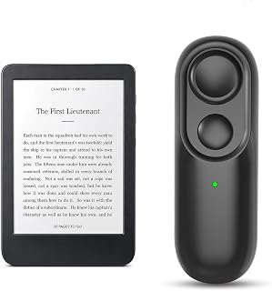 Page Turner for Kobo eReaders, Exclusively Kobo Remote, Black | Bluetooth Connection, Clip-free Design, Zero-Latency, Hands-Free Reading