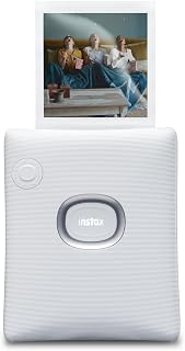 Fujifilm Instax Square Link Smartphone Printer- Ash White | Bluetooth, Lightweight design