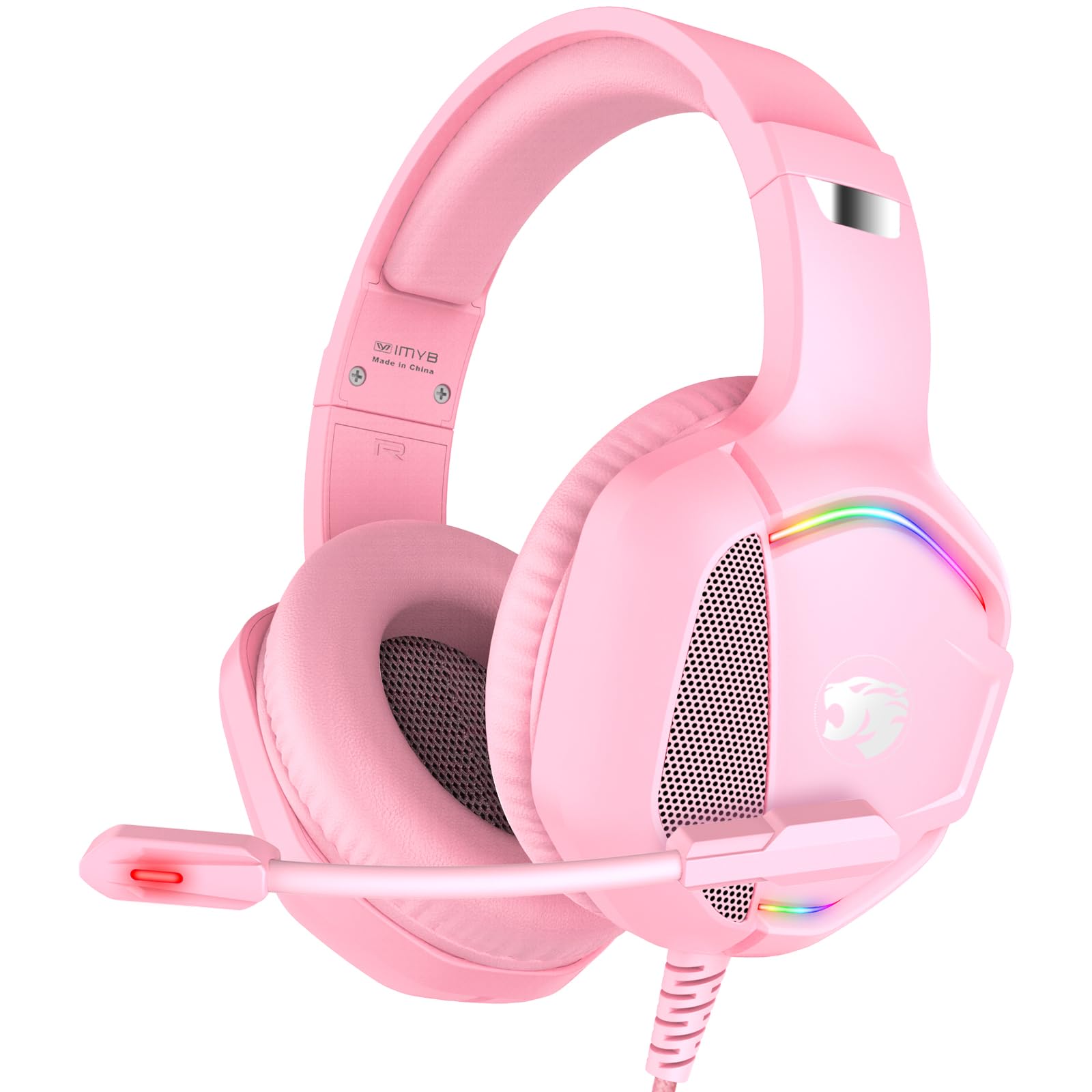 IMYB A36 Gaming Headset with Microphone for Pc, Xbox One Series X/s, Ps4, Ps5, S