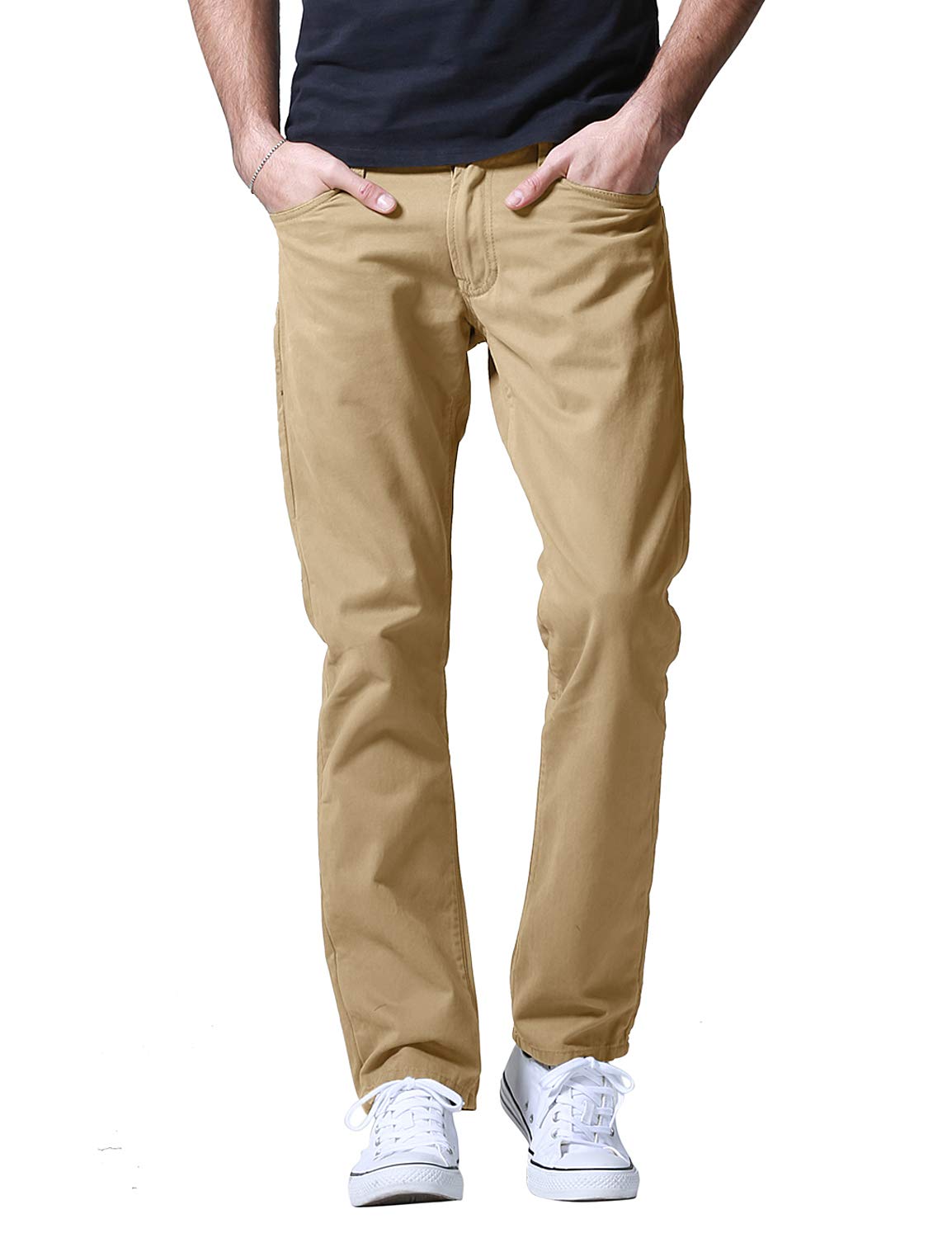 Match Men's Casual Straight Pants #8140