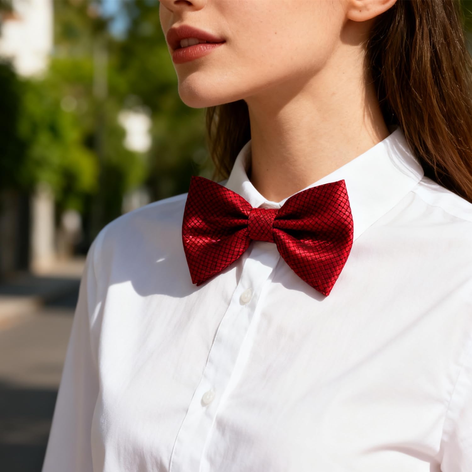 Bow Tie for Men Women Formal Adjustable Pre-tied Bow Tie for Uniform Evening Tux