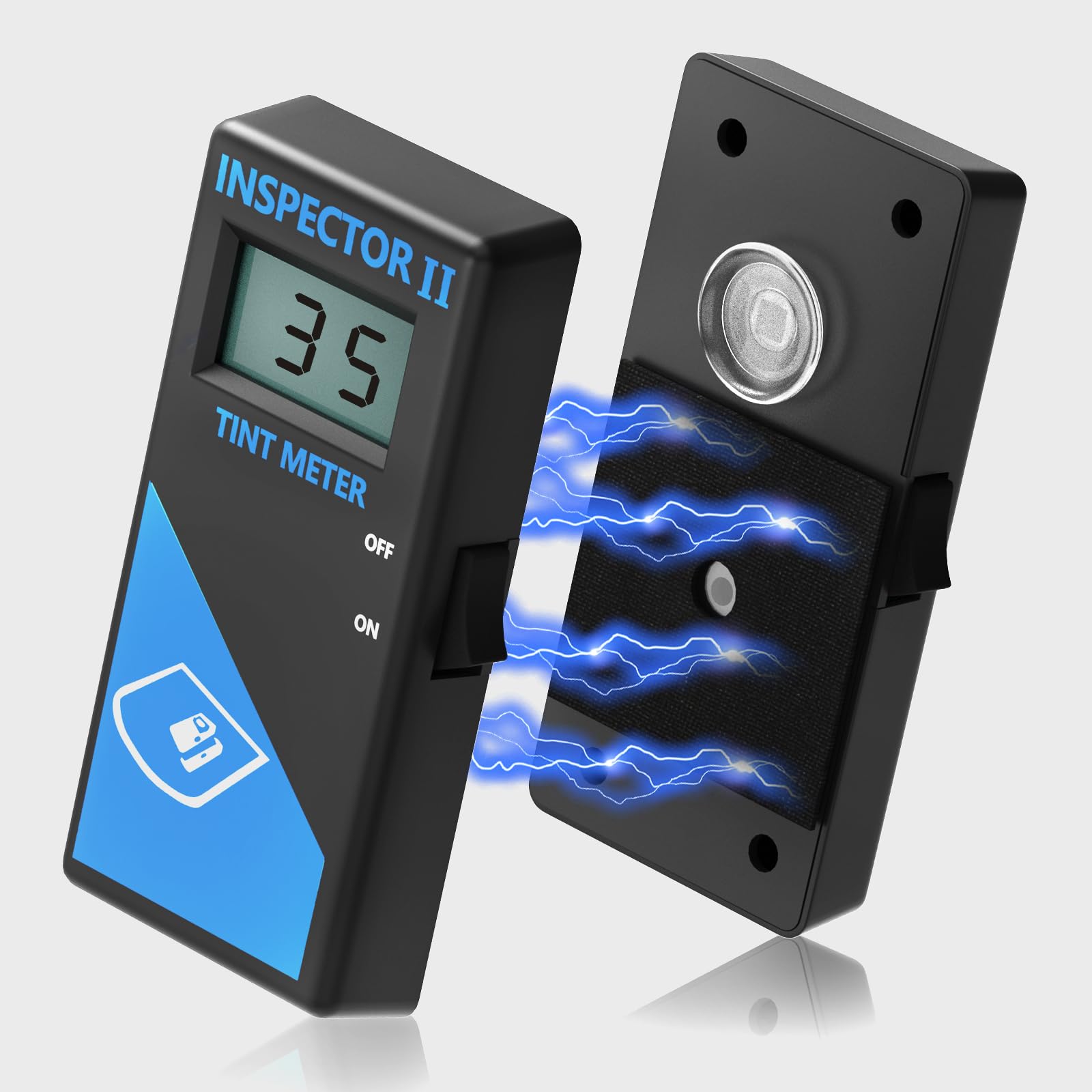 Upgraded 3-in-1 Window Tint Meter for Car Front/Side/Rear Window, with 2PCS Tint
