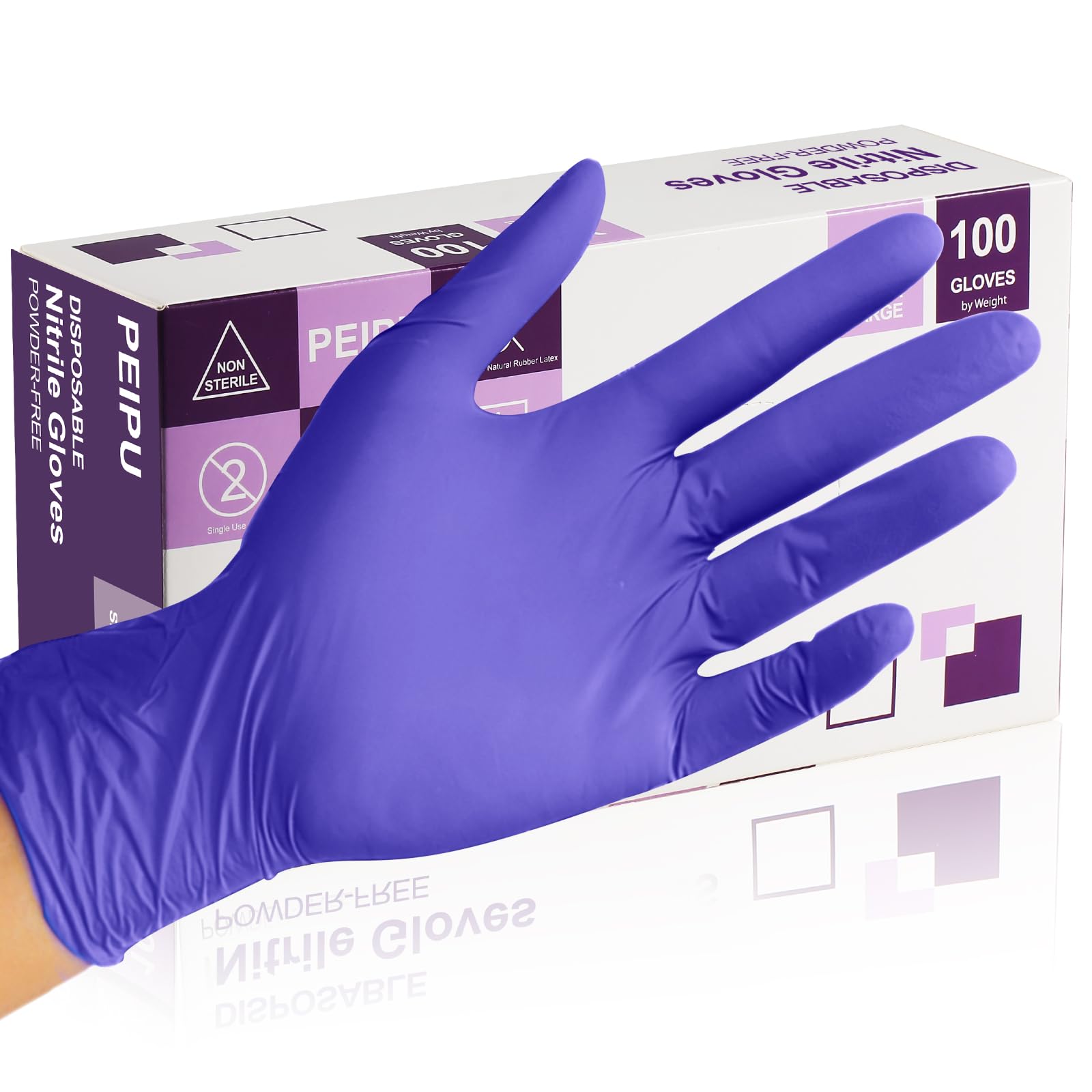 PElPU Nitrile Gloves, Disposable cleaning, Powder Free, Latex Free, Non-Sterile 