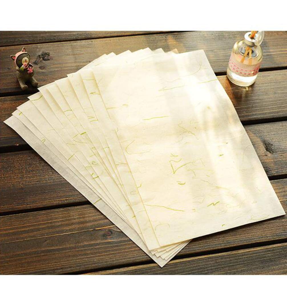 STOBOK 40 Sheets Chinese Calligraphy Xuan Paper, Rice Paper for Writing and Pain