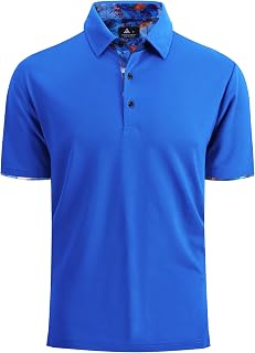 SCODI Men's Golf Polo Short Sleeve Tactical Casual Tennis Polo Shirt