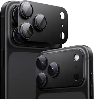 TORRAS for iPhone 18 Pro Camera Lens Protector, 9H+, Black, 1 Pack