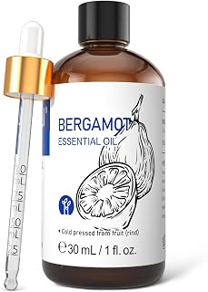 HIQILI Bergamot Essential Oil for Skin, Diffuser & Hair