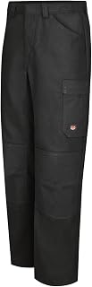Red Kap Men's Performance Shop Pant - Double Knee Work Pants, Regular Fit, Concealed Zippers for Scratch Protection
