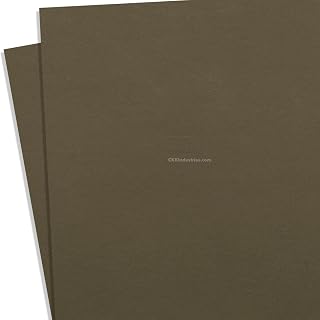 KYDEX Thermoform Sheet - (P1 Texture) - (.080 Thickness) - (8in x 12in) - (Olive Drab) - (2 Sheets) - DIY Holster Making, Airsoft Armor, Cosplay Uniforms, Keel Guards