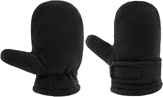 RAOEXI Toddler Infant Winter Mittens Fleece Lined Adjustable Baby Boys Girls Thick Warm Gloves for 1-7 Years