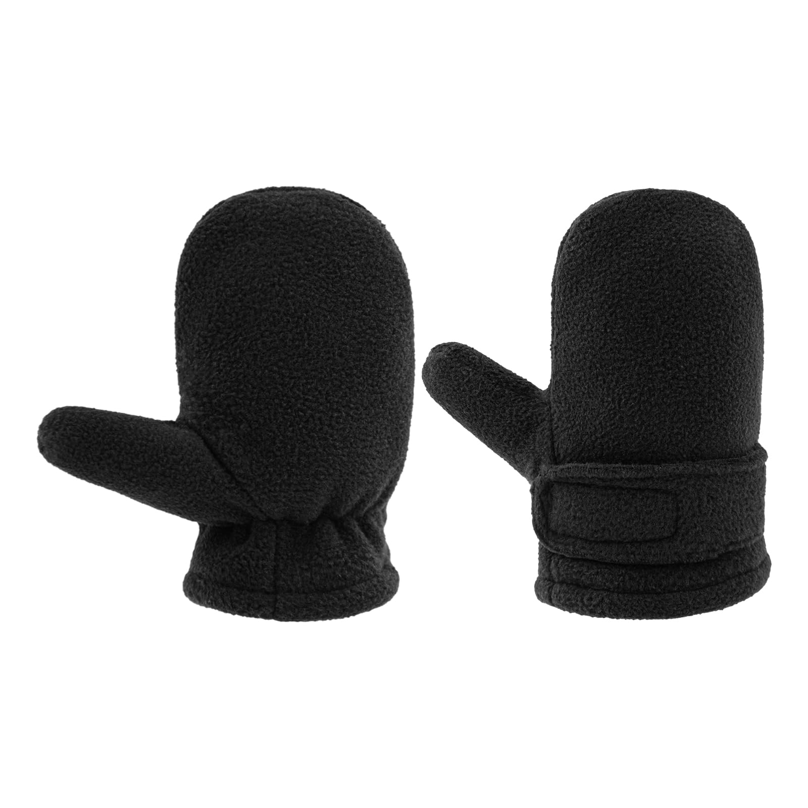 RAOEXI Toddler Infant Winter Mittens Fleece Lined Adjustable Baby Boys Girls Thi