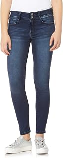 WallFlower Women's Ultra Skinny Mid-Rise Insta Soft Juniors Jeans (Standard and Plus) Jeans