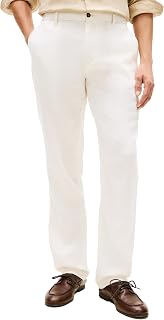 Tommy Hilfiger Men's Linen Blend Pants in Straight Fit