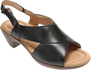 Easy Spirit Sandales à talons Chantal, Chaussures Femmes, Noir, 36.5 EU