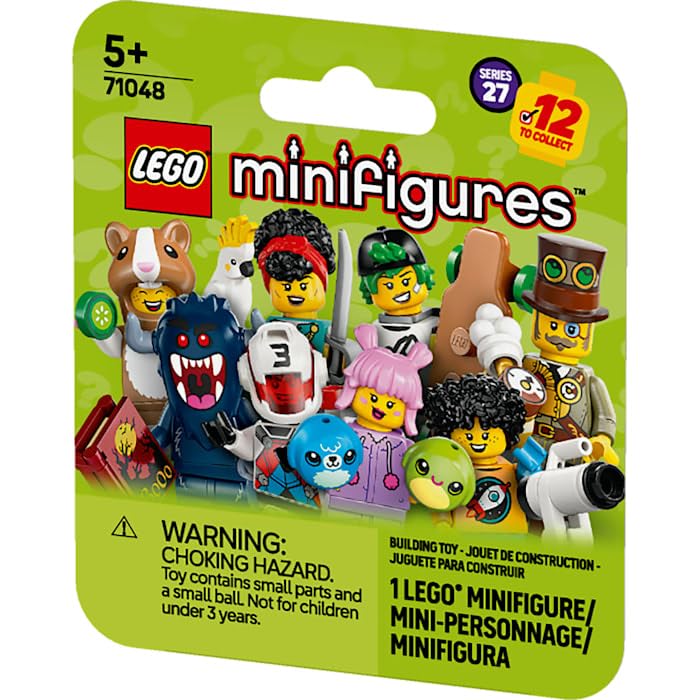 LEGO Minifigures Series 27, Mystery Blind Box, Ages 5+, 1 of 12 Collectible Char