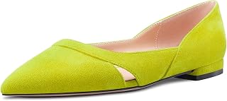 Castamere Women's Low Heel Pointed Toe Slip-on Pumps Wedding Classic 1cm Heels