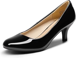 DREAM PAIRS Women's Comfortable Kitten Heels Pumps