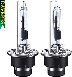 DAVRPES D2R 35W 6000K Cold White Xenon HID Headlight Bulbs Replacement for Low Beam High Beam 85126UB 66250 85126WX Waterproof Headlight Bulb -Pack of 2PCS