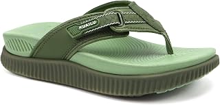 KuaiLu Womens Orthotic Cushion Flip Flops Sandals With Arch Support Footbed