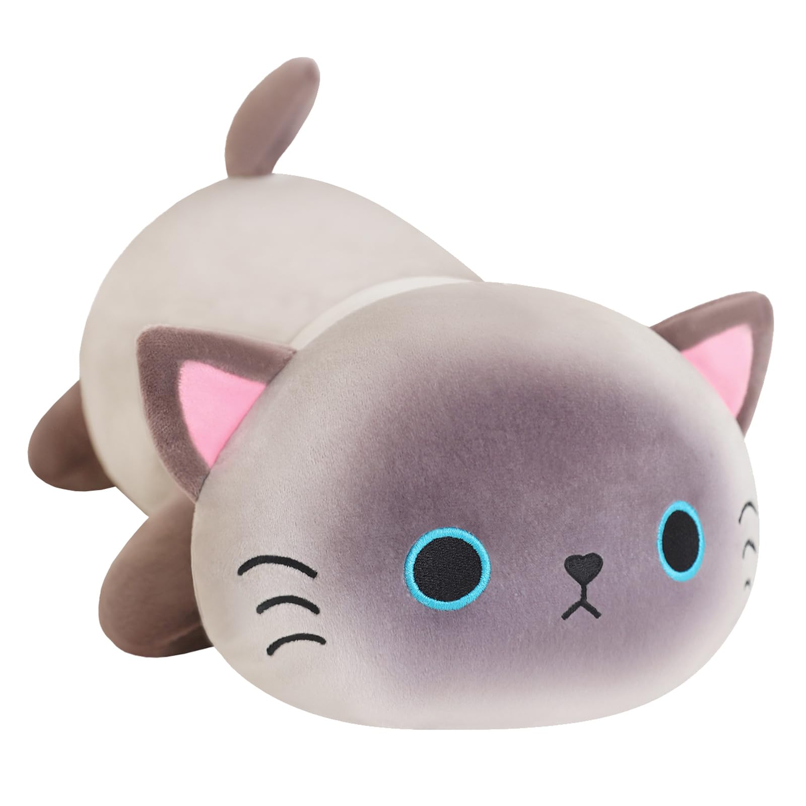 SQEQE Weighted Siamese Cat Plush, Weighted Stuffed Animal for Anxiety, Cute Siam