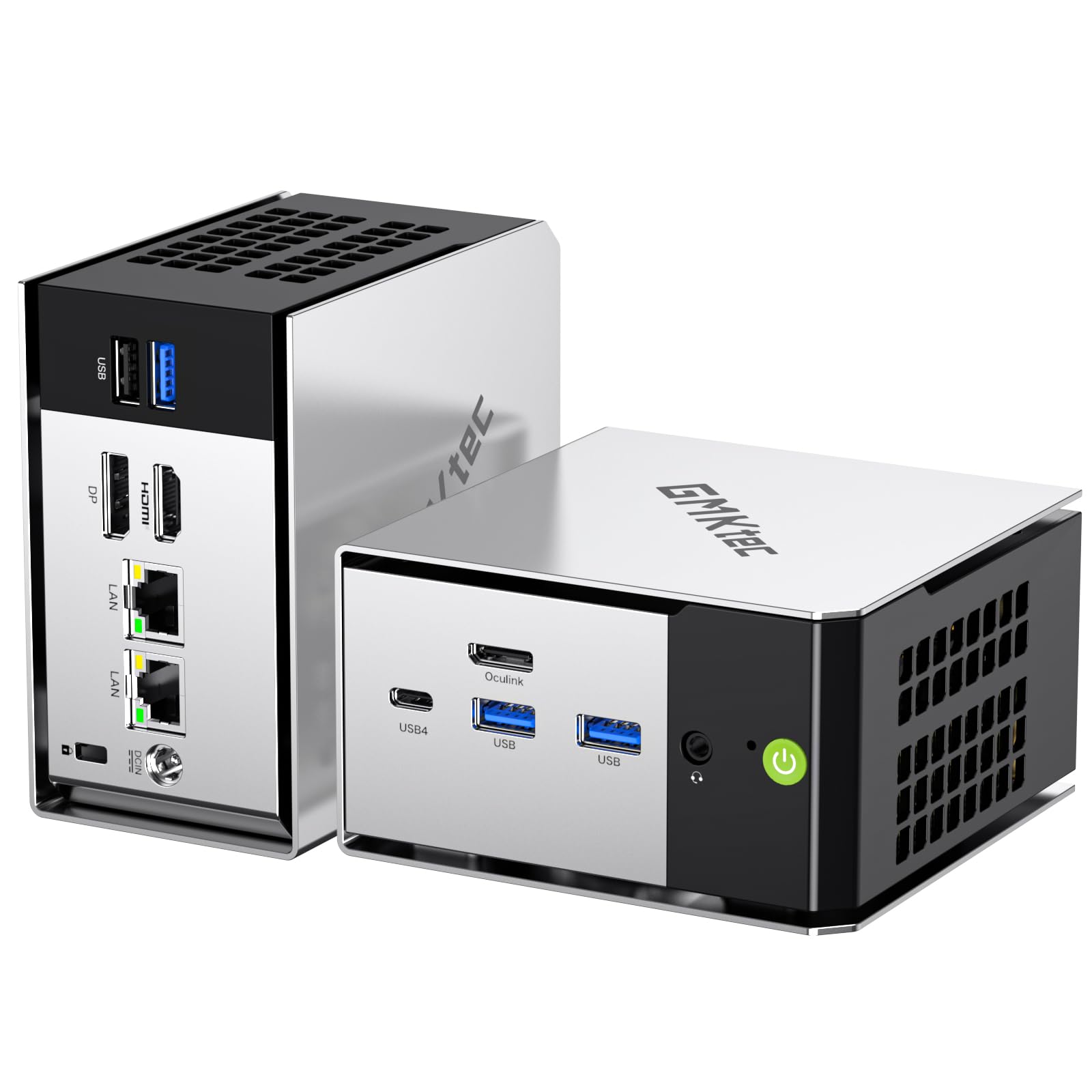 GMKtec Mini PC M8 Desktop Computer AMD Ryzen PRO 6650H (6C/12T 4.50Ghz) Dual NIC