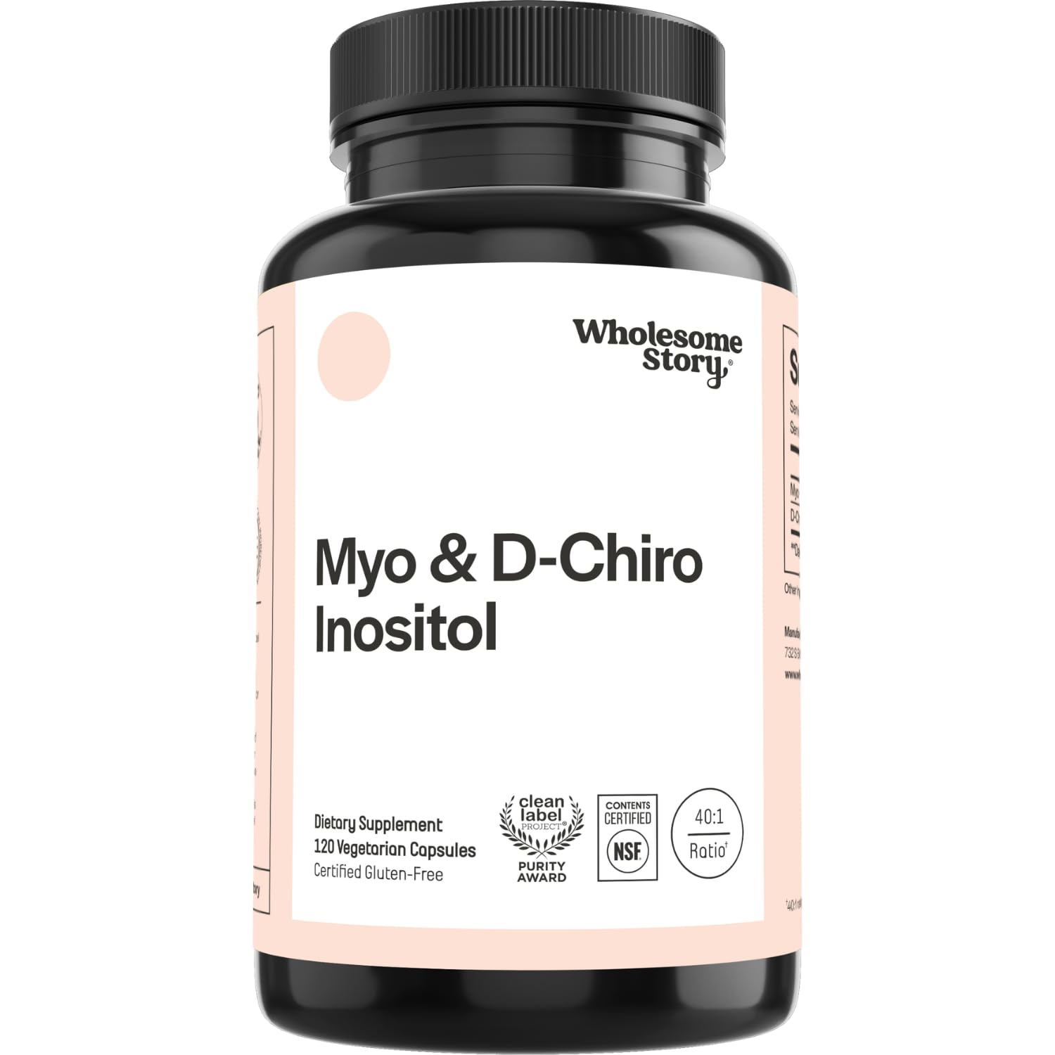 Wholesome Story Myo-Inositol & D-Chiro Inositol Supplement for Women | Fertility