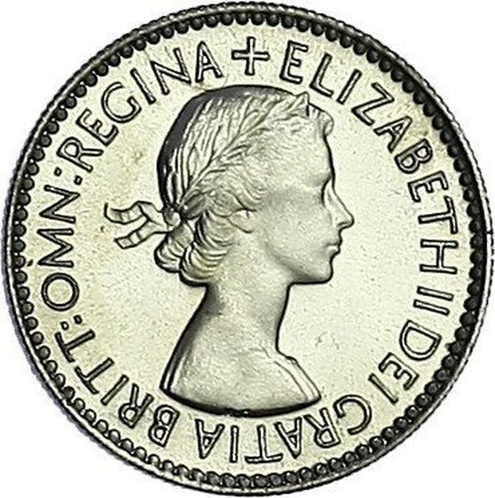 1954-1970 British Sixpence Coin "Six Pence In Her Shoe" | Wedding Tradition Coin