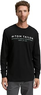 Tom Tailor 1047769 Maglietta a Maniche Lunghe Uomo (Pacco da 1)