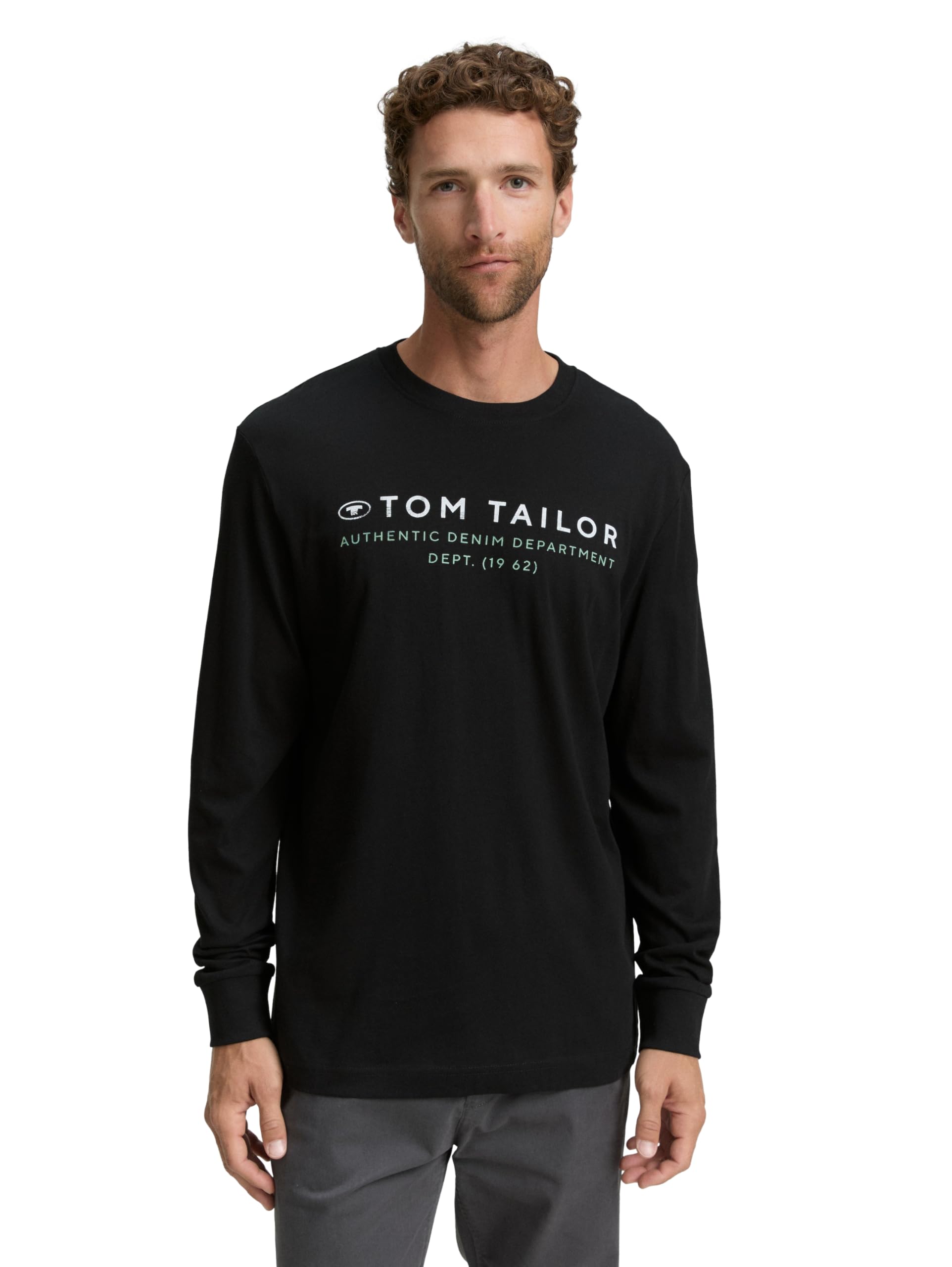 Tom Tailor 1047769 Maglietta a Maniche Lunghe Uomo (Pacco da 1)