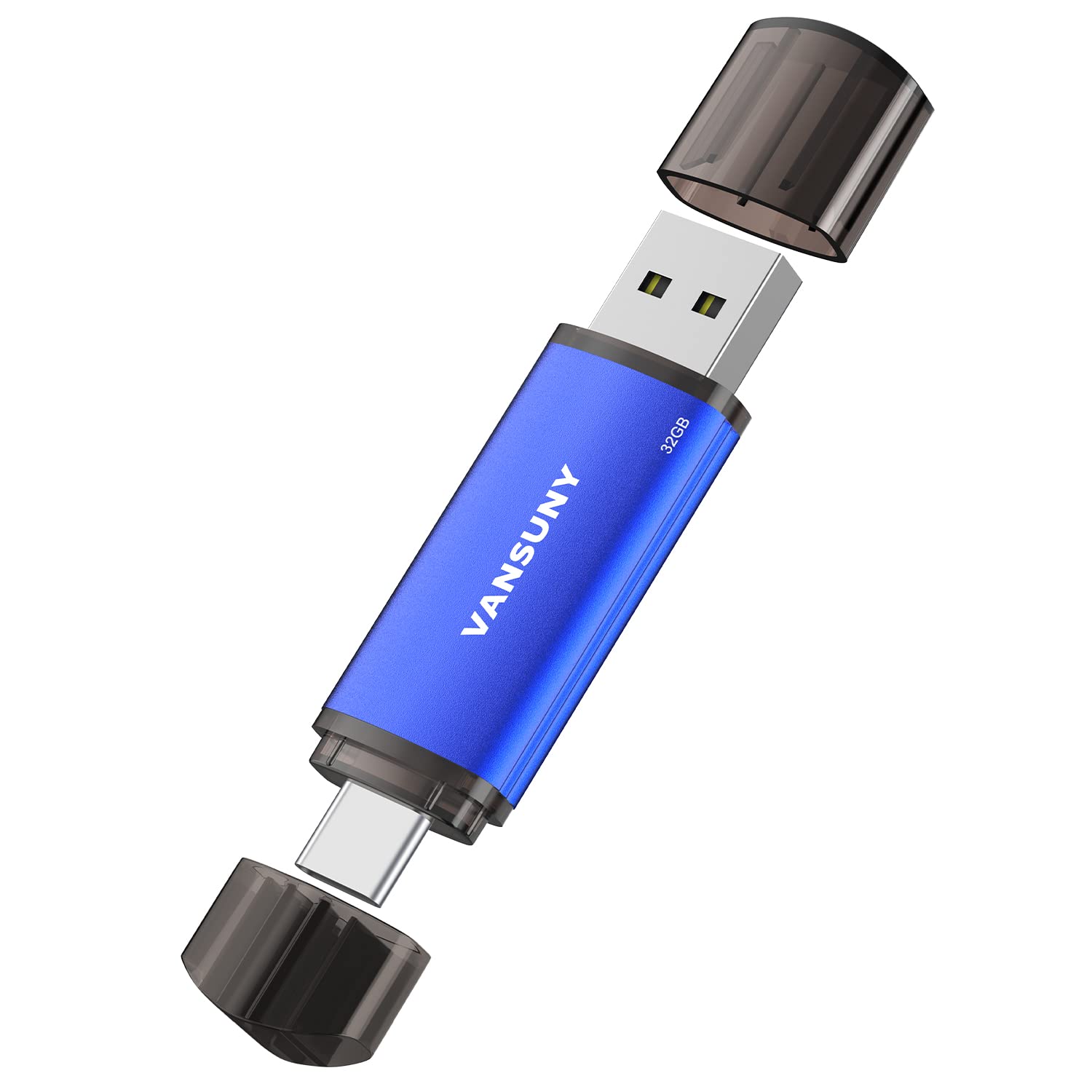 Vansuny USB C Flash Drive 32GB USB Stick Dual Drive USB C Stick 2.0 OTG 2-in-1 U