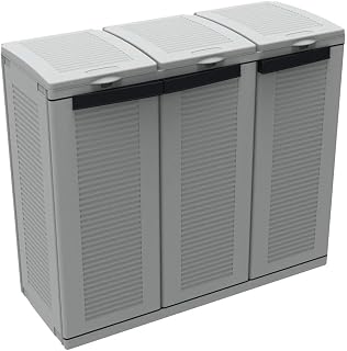 Terry, Ecocab 3, Cabinet for Selective Waste Collection, 3 Compartments - 102x39x88.7 cm