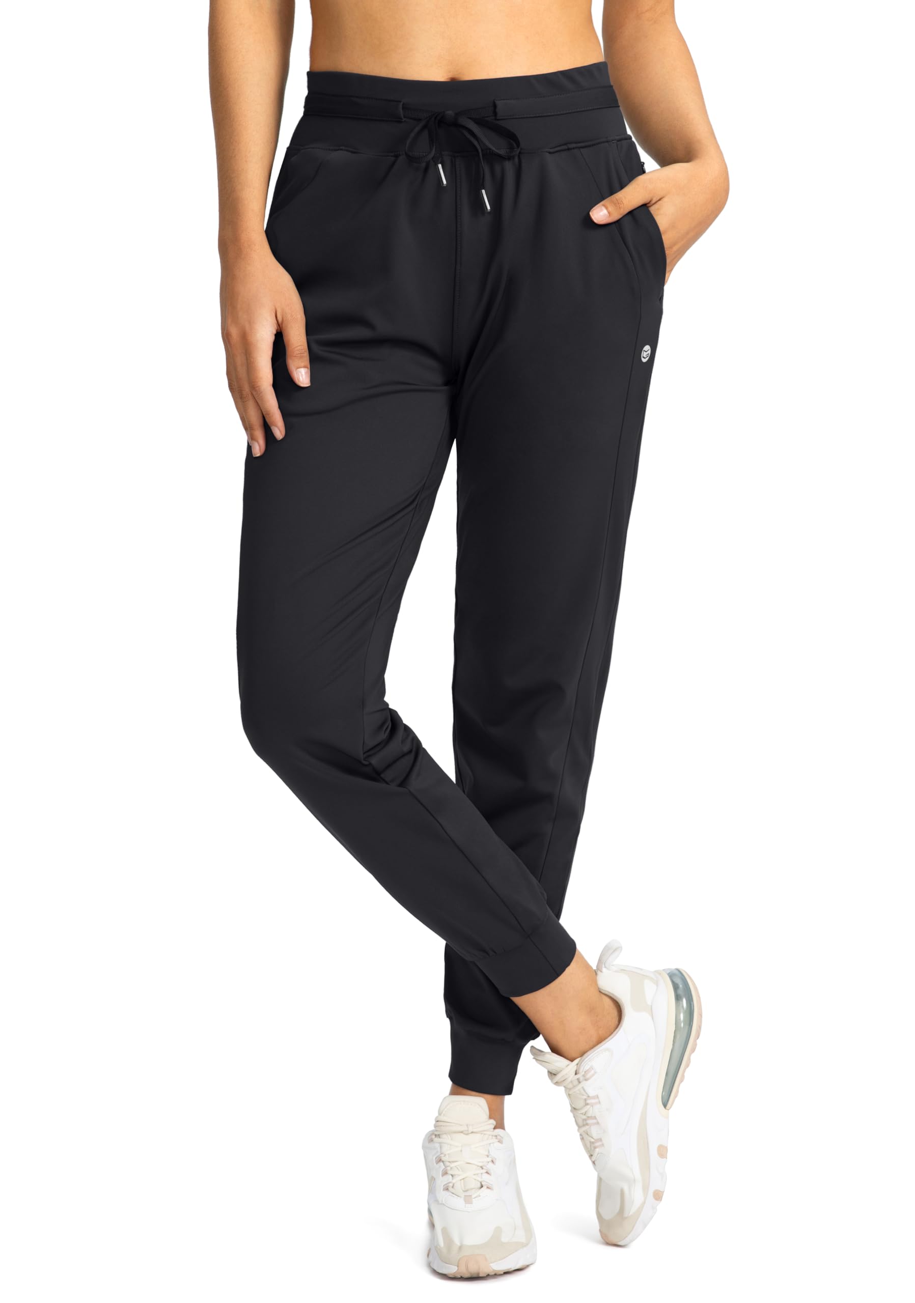 G Gradual Ladies Jogging Pants with Zip Pockets High Waist Athletic Tapered Swea