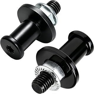 KEECAO 2 Pack 38427 Tailgate Striker Bolt with Nuts, Tailgate Latch Black | Tailgate Latch Bolt, Compatible with 1500 2500 3500, G-M-C Sie-rra, 1999-2019, Replace Part 11570162 15193786