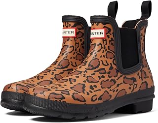 Hunter Original Chelsea Leopard Print