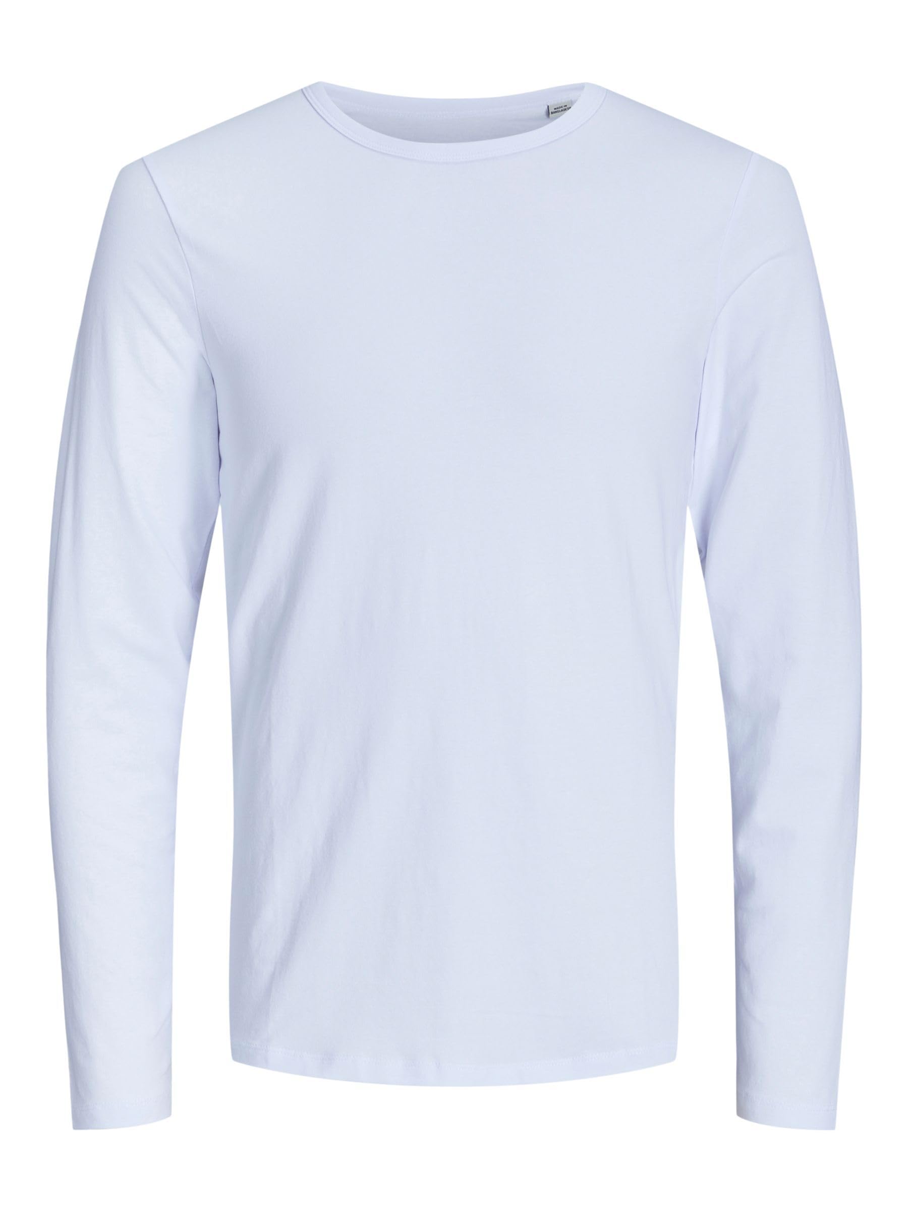 JACK & JONES Men's Jjenoa Tee O-Neck LS Noos Long Sleeve Top