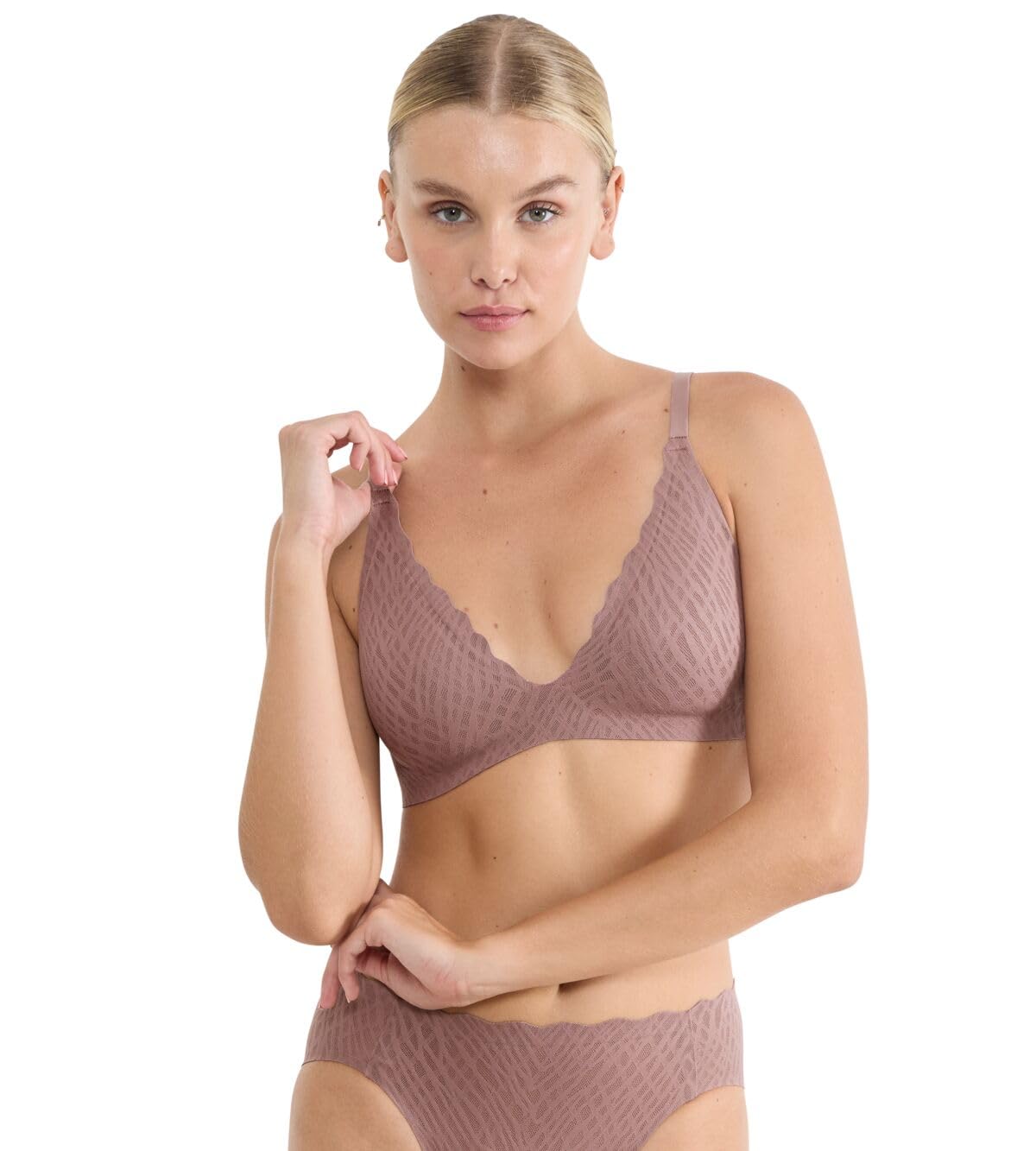 Sloggi Women's Zero Feel Bliss The Up P Bra Padded Bra