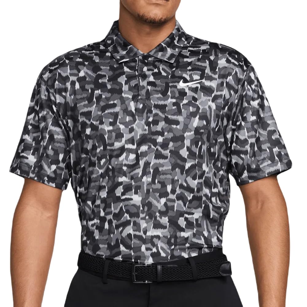 Nike Dri-FIT Tour Men's Golf Polo, Smoke Grey, L Regular US