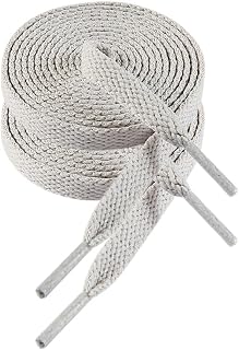 VSUDO 8mm Flat Shoe Laces for Trainers, Trainer Laces, Shoelace for Sneaker