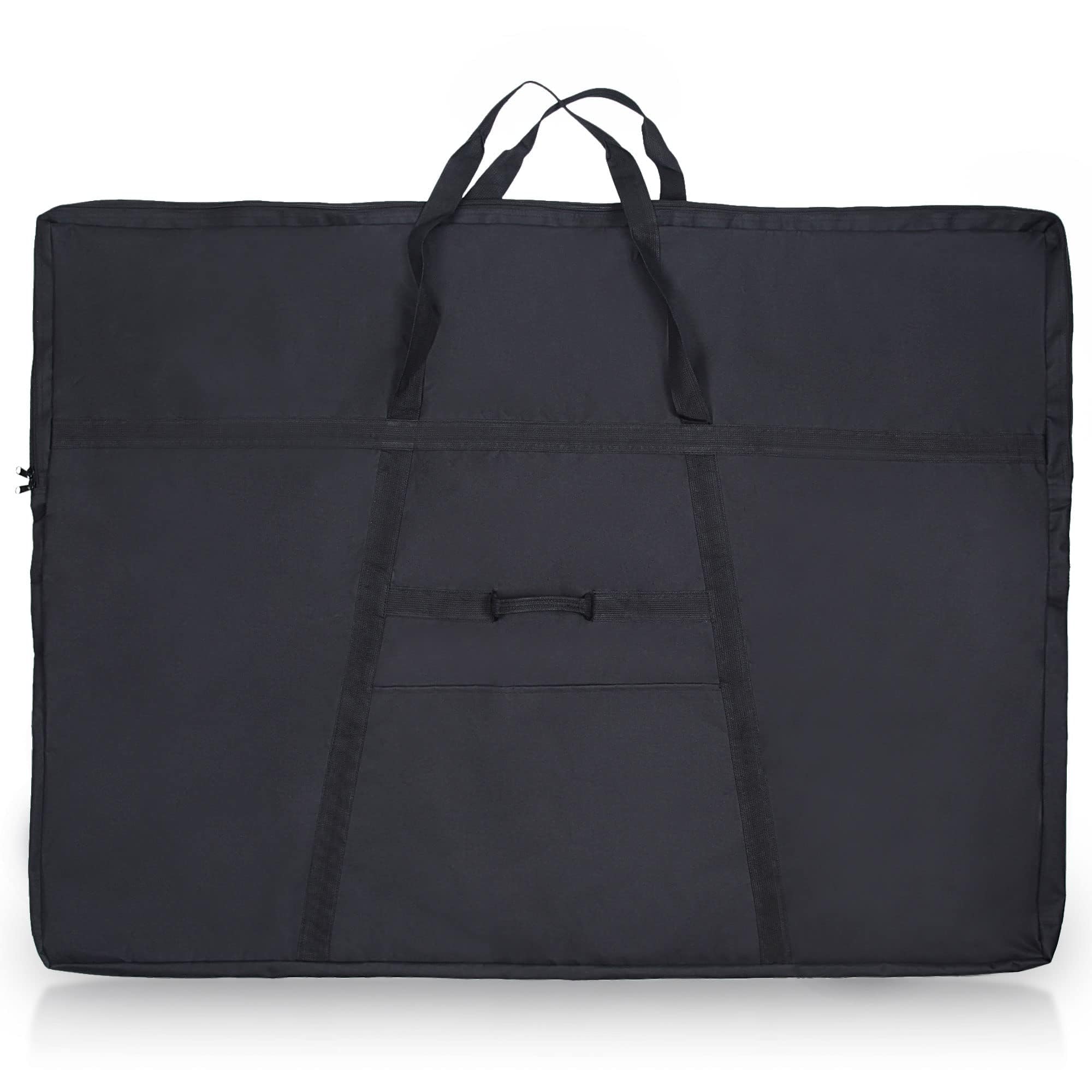 JJRING Dacron Art Portfolio Tote Bag 25'' x 37'' For 24'' x 36'' Black | Light W