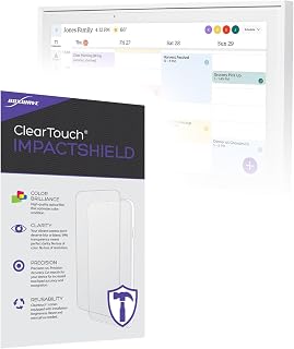 BoxWave Screen Protector Compatible with Skylight Calendar (15 inch) - ClearTouch ImpactShield (2-Pack), Impenetrable Screen Protector Flexible Film