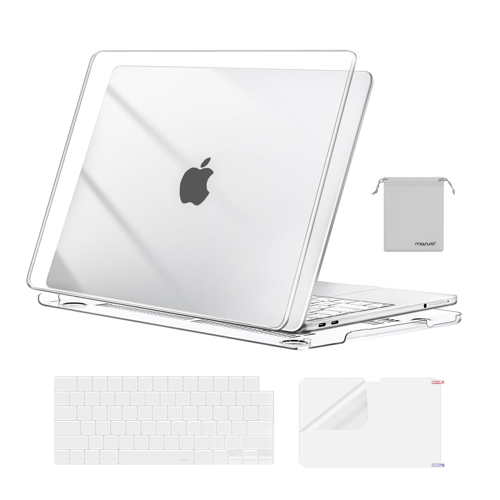 MOSISO Compatible with MacBook Neo Case 13 inch 2026 A3404 A18 Pro Chip | 4 in 1